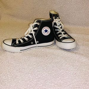 Black High top converse